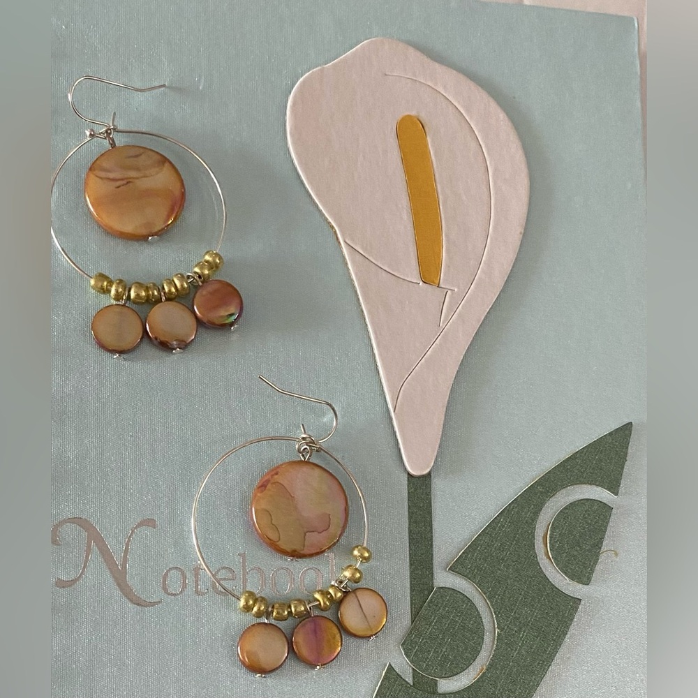 NEW Mother of Pearl earrings